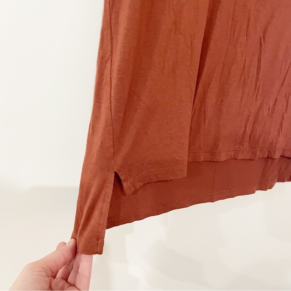 Halogen by Nordstrom Rust Orange T-shirt Size Small - Picture 3 of 7